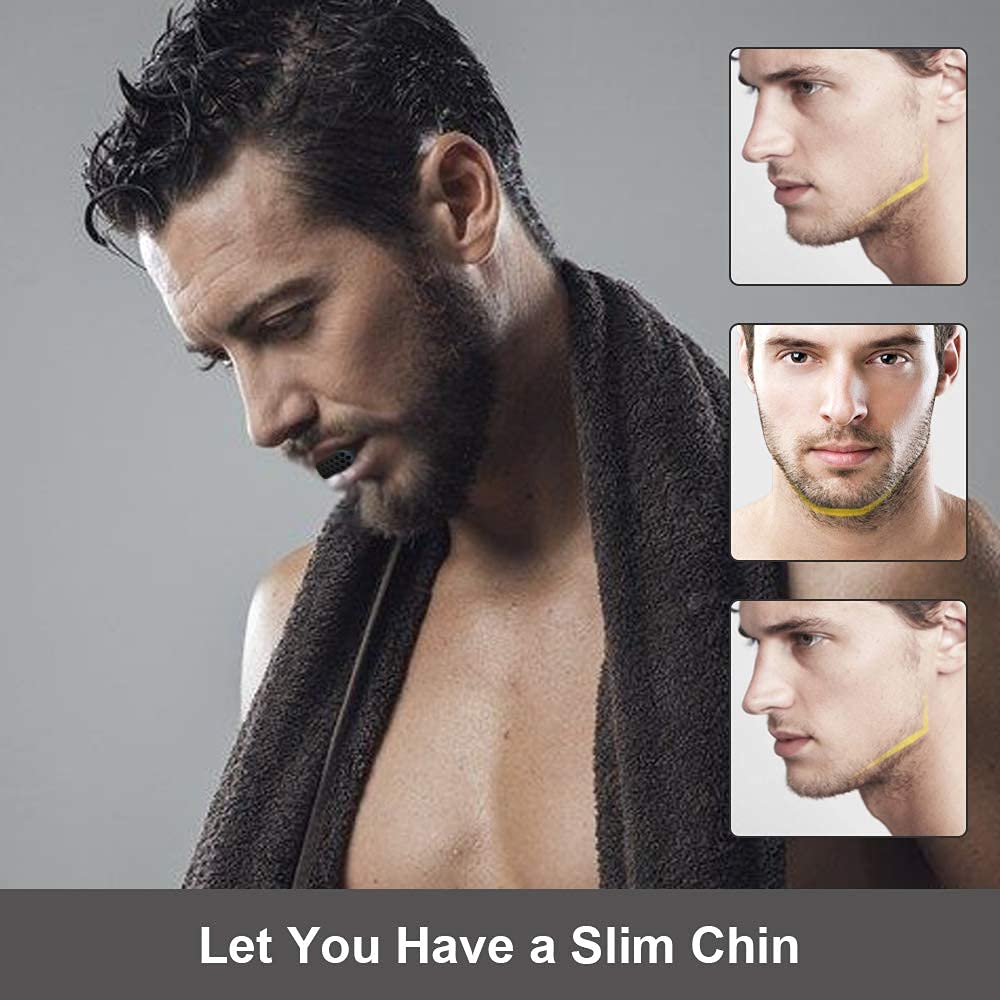 MAYCREATE 2 Pcs Small Jawline Exerciser for Women & Men, Jaw Trainer Jawline shaper jaw Workout, Double Chin Reducer, Face Slimmer and Neck Toning, Define Your Jawline (Black)-4th Gen MAYCREATE 2 Pcs Small Jawline Exerciser for Women & Men, Jaw Trainer Jawline shaper jaw Workout, Double Chin Reducer, Face Slimmer and Neck Toning, Define Your Jawline (Black)-4th Gen